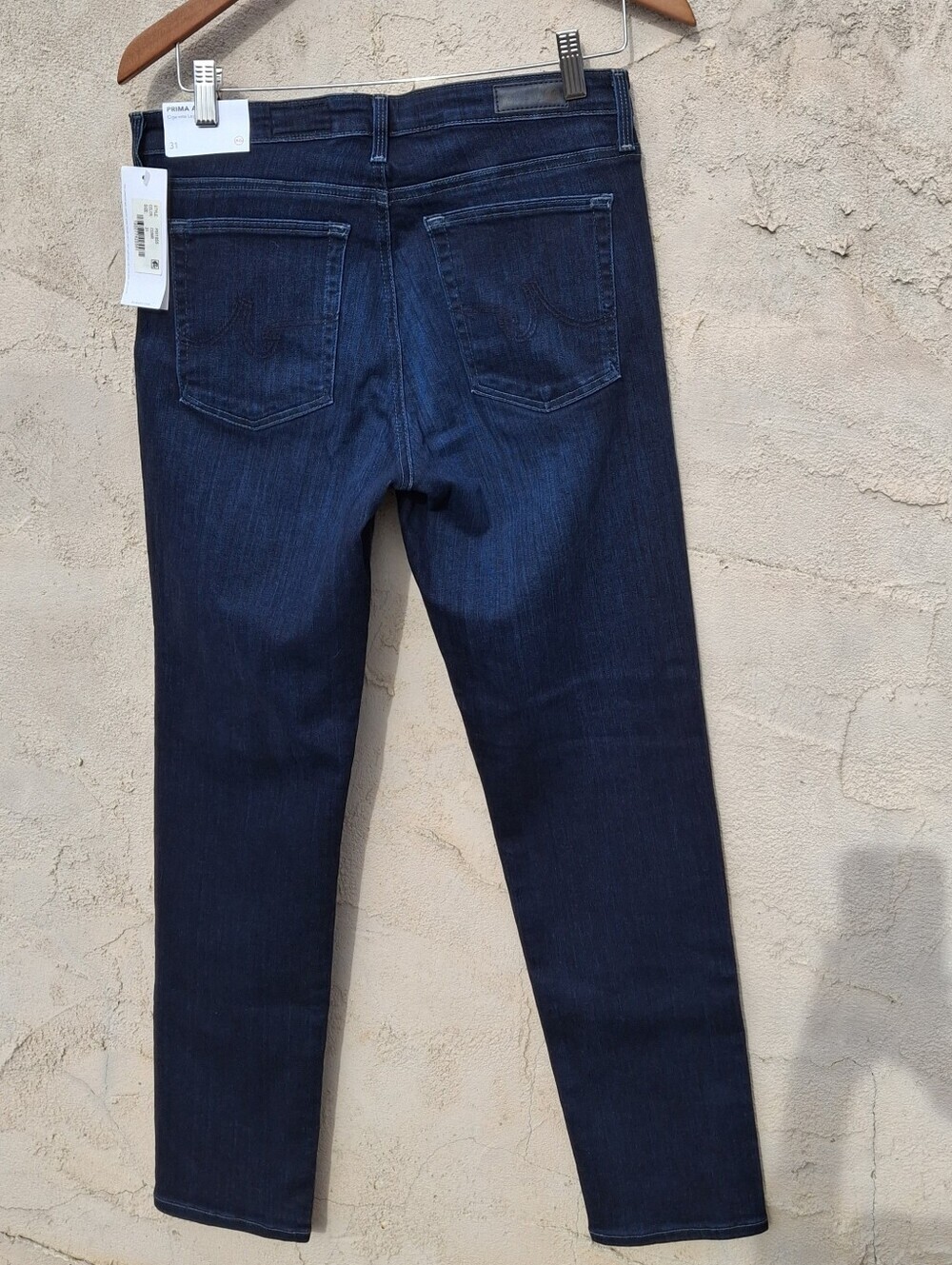 AG Adriano Goldschmied Prima Ankle Cigarette Leg Jeans Dark Wash Size 31 - Picture 6 of 16